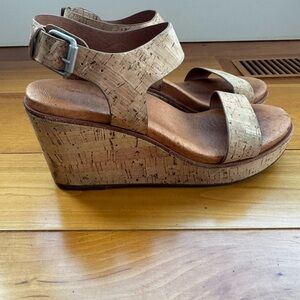 Gentle souls by Kenneth Cole Cork Wedge Sandals